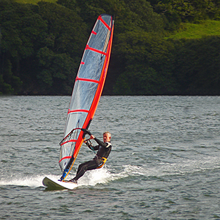 Windsurfer on Devron Creek